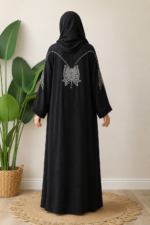 Zoom Fabric Kimono/Koti with Gorgeous Karchupi Work - Image 4
