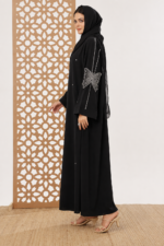 Zoom Fabric Kimono/Koti with Gorgeous Karchupi Work - Image 2