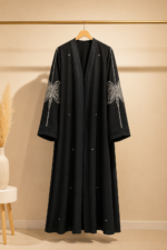 Zoom Fabric Kimono/Koti with Gorgeous Karchupi Work - Image 3